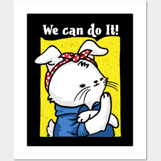 We can do it Easter women empowerment Posters and Art